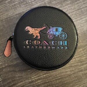 Coach Rexy & Carriage Round Coin Purse